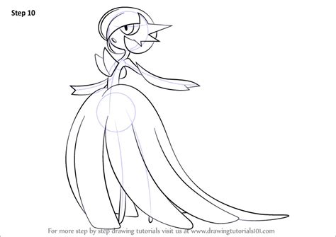 Mega gardevoir drawing tutorial .